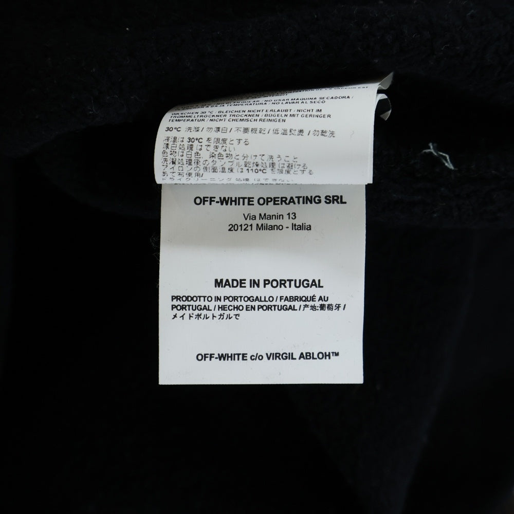 OFF-WHITE(オフホワイト) 17AW Watches Over Hoodie プルオーバースウェットパーカー フーディー ブラック OMBB009F17192058