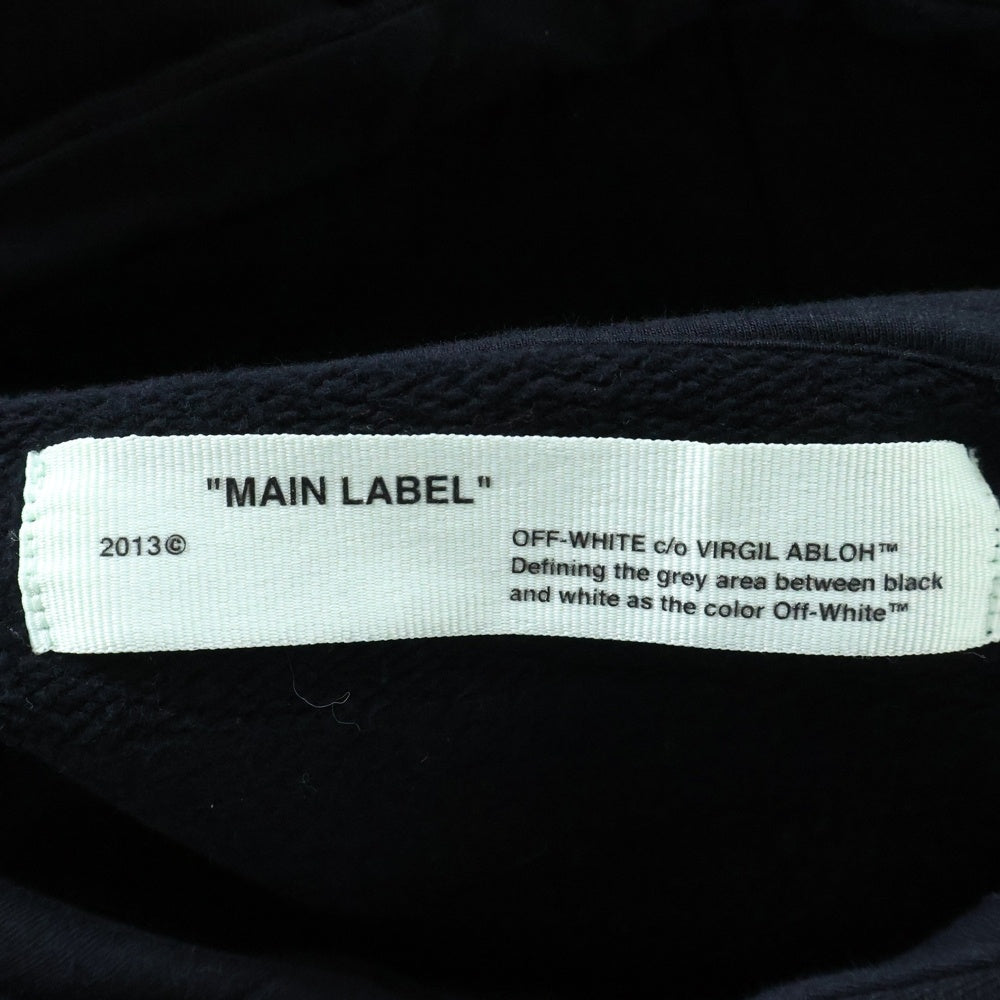 OFF-WHITE(オフホワイト) 16AW Arrow Hoodie プルオーバースウェットパーカー フーディー ブラック OWBB016E18003038