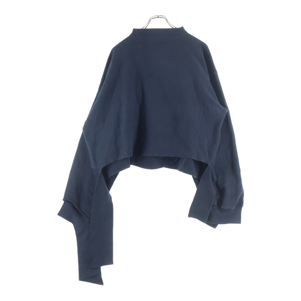 VETEMENTS(ヴェトモン) ×Champion CUT OUT SWEATSHIRT チャンピオン カットアウト クルーネックスウェットトレーナー ブラック WSS17CH2