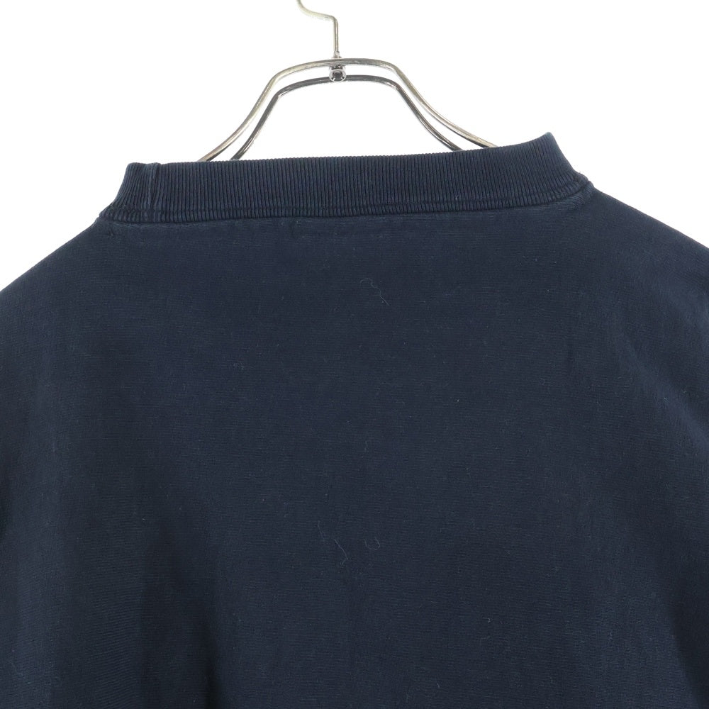 VETEMENTS(ヴェトモン) ×Champion CUT OUT SWEATSHIRT チャンピオン カットアウト クルーネックスウェットトレーナー ブラック WSS17CH2