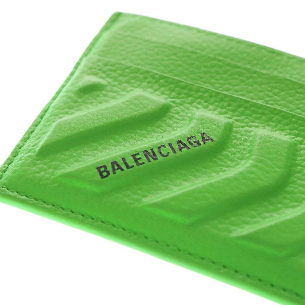 BALENCIAGA(バレンシアガ) Quilted Leather Cardholder レザーカードケース 定期入れ グリーン 693547