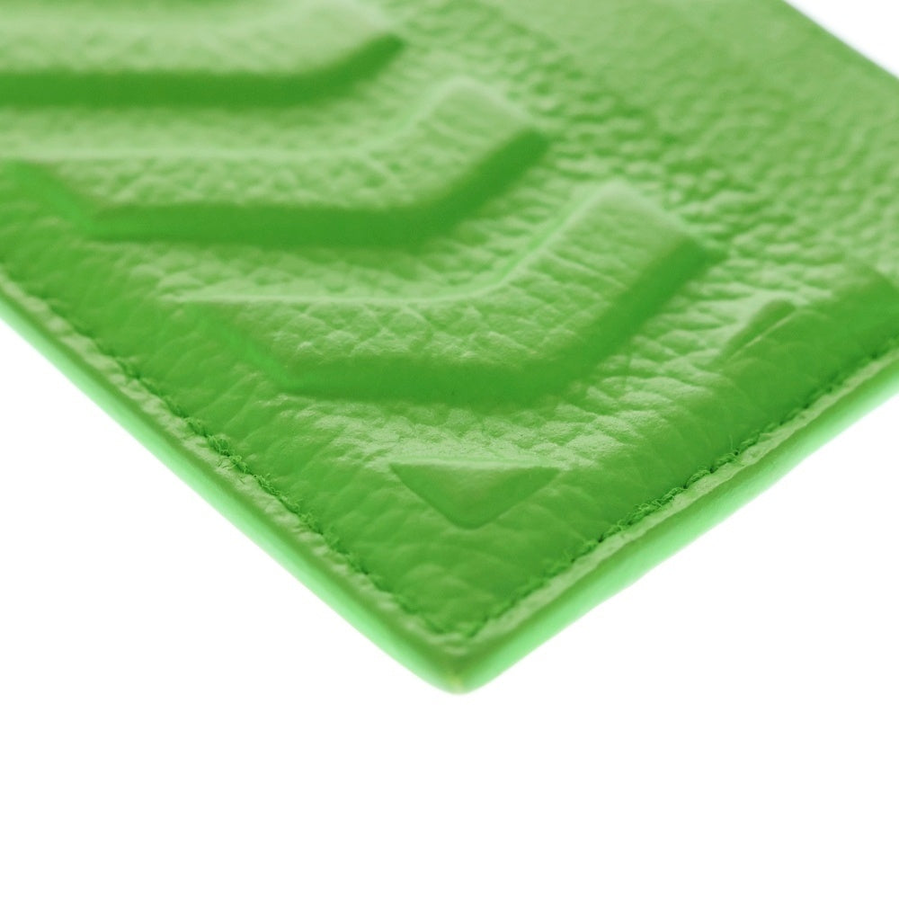 BALENCIAGA(バレンシアガ) Quilted Leather Cardholder レザーカードケース 定期入れ グリーン 693547