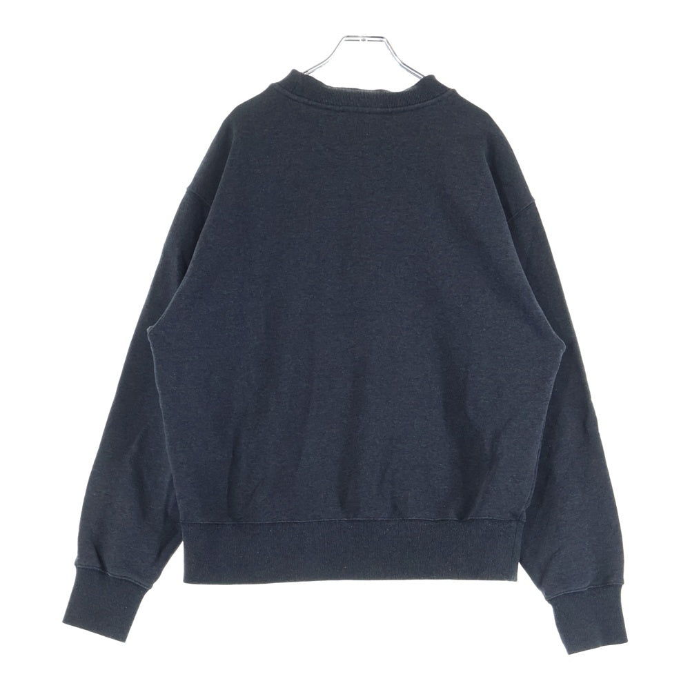 AMI Alexandre Mattiussi(アミアレクサンドルマテュッシ) Sweatshirt ロゴ刺繍 クルーネックスウェットトレーナー グレー USW011.739