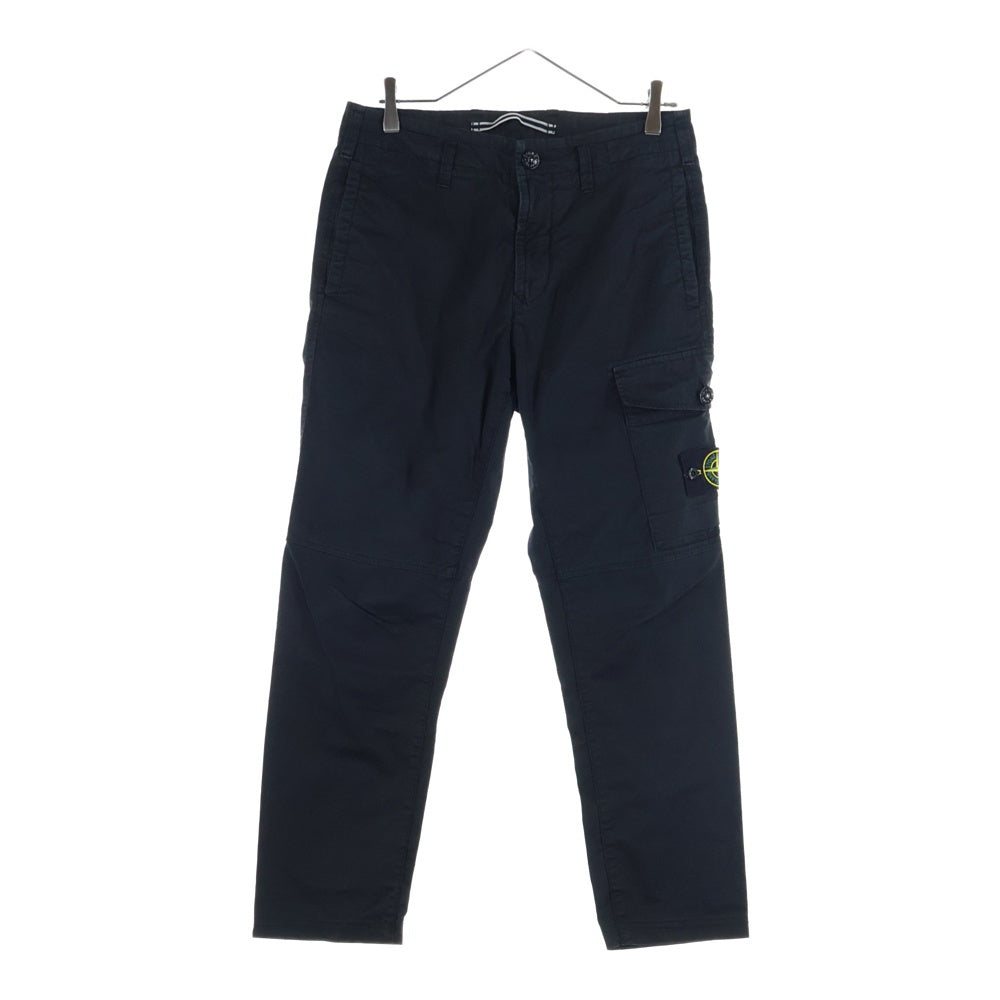 STONE ISLAND(ストーンアイランド) Cargo Pants ロゴワッペン カーゴパンツ ブラック 751531410