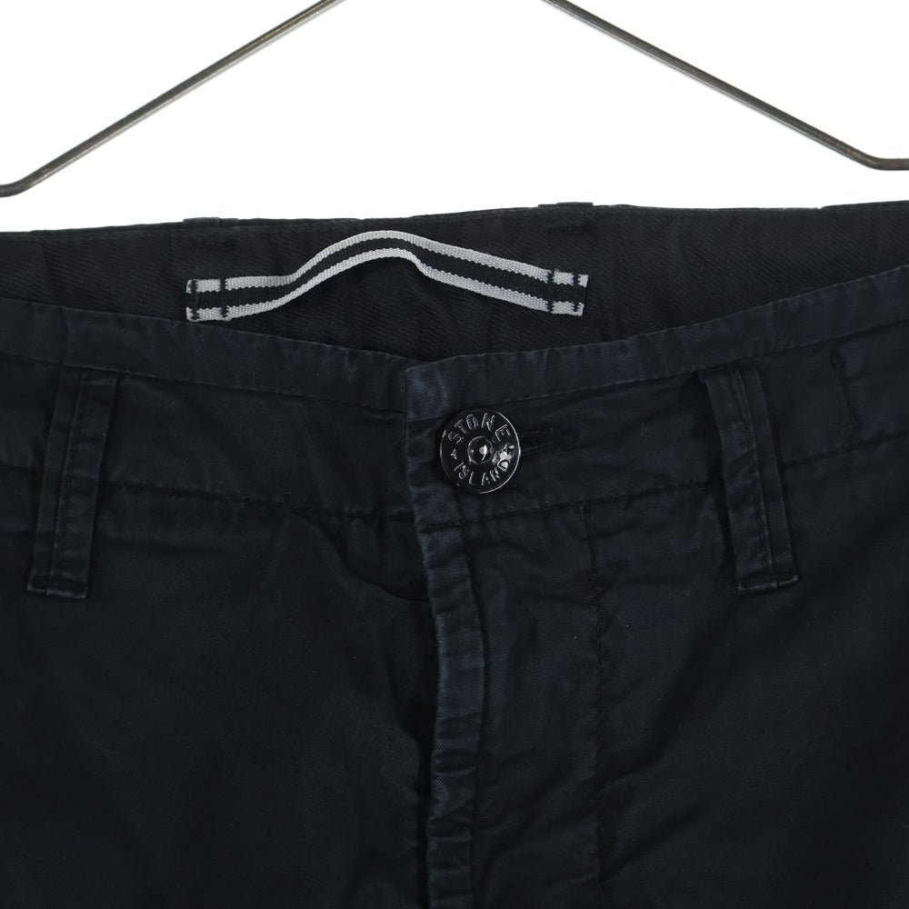 STONE ISLAND(ストーンアイランド) Cargo Pants ロゴワッペン カーゴパンツ ブラック 751531410
