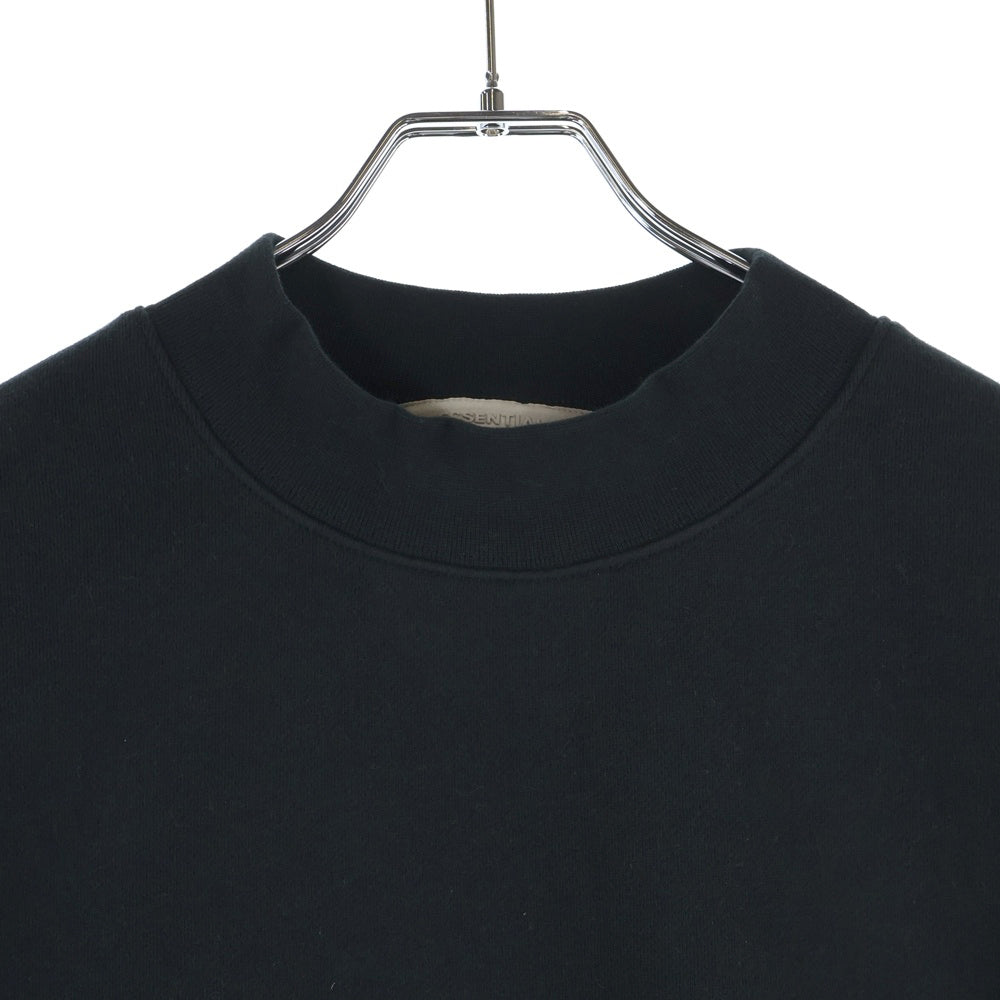 FEAR OF GOD ESSENTIALS(フィアオブゴッド エッセンシャルズ) SWEATSHIRT バックロゴ クルーネックスウェットトレーナー ブラック