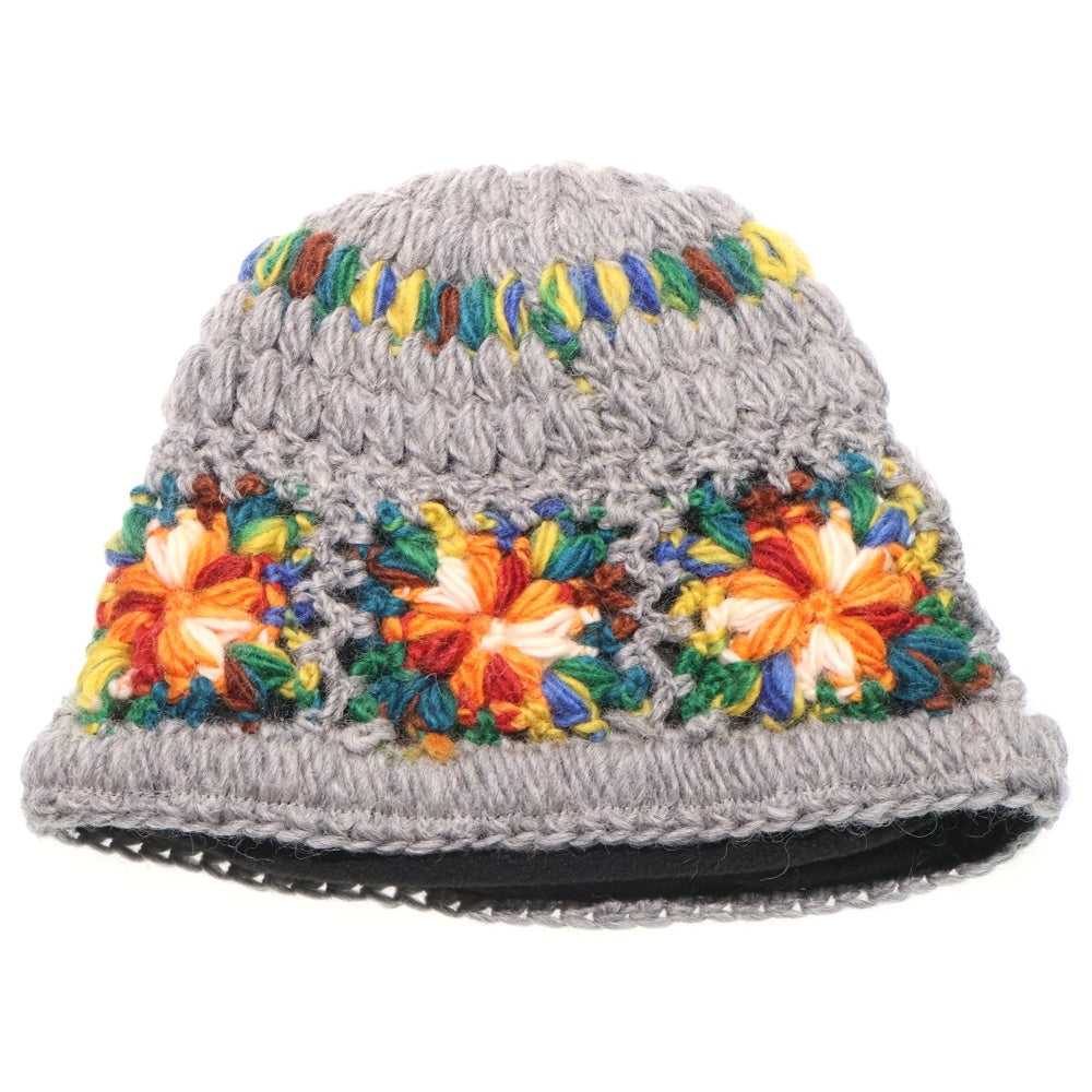 SUPREME(シュプリーム) 25SS Crochet Beanie クロシェ ビーニー ニット帽 グレー