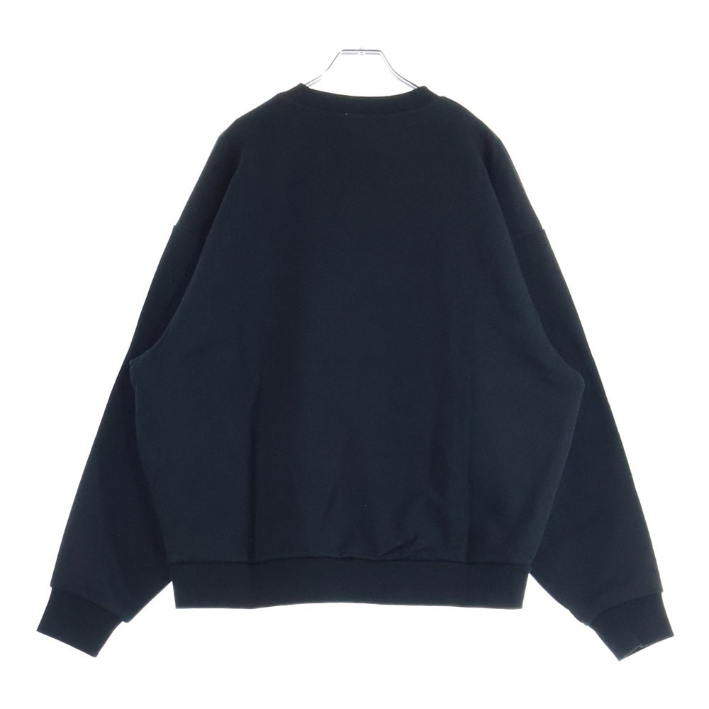 KITH(キス) Signature Rose Crewneck シグネチャーローズクルーネック スウェットトレーナー ブラック KHM033164-001