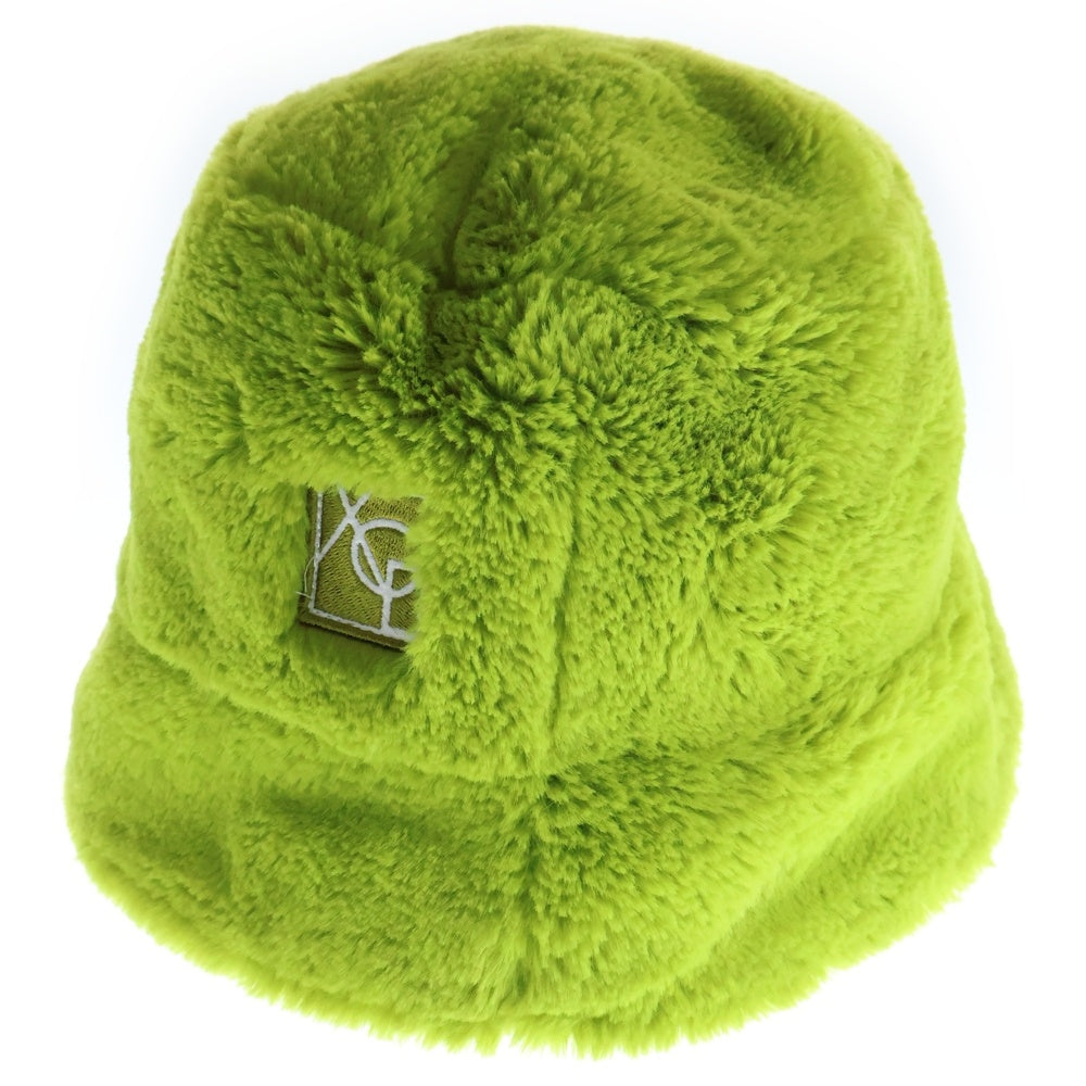 X-GIRL(エックスガール) FAUX FUR BUCKET HAT フェイクファーバケットハット グリーン 05193030 レディース