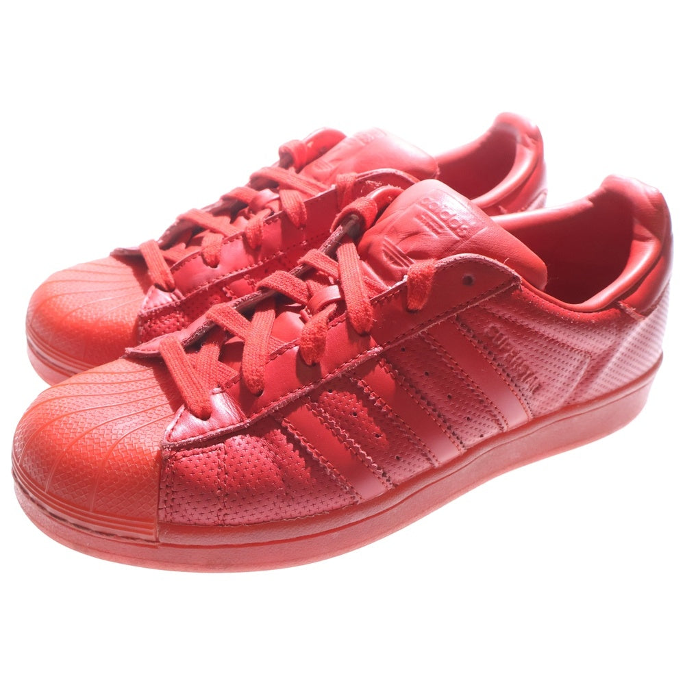 adidas(アディダス) SUPERSTAR TONAL スーパースター トーナル ローカットスニーカー レッド US7/25cm S80326 レディース
