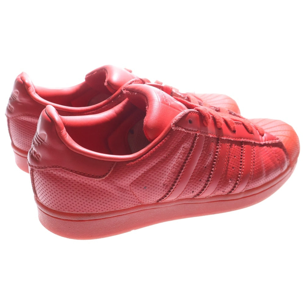 adidas(アディダス) SUPERSTAR TONAL スーパースター トーナル ローカットスニーカー レッド US7/25cm S80326 レディース