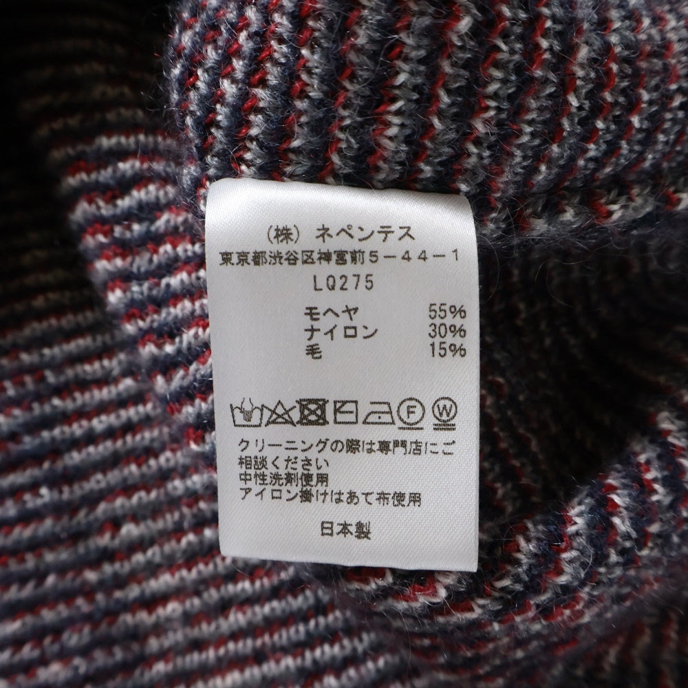 Needles(ニードルス) 22AW MOHIAR PAPILLON CARDIGAN モヘア パピヨン カーディガン グレー LQ275
