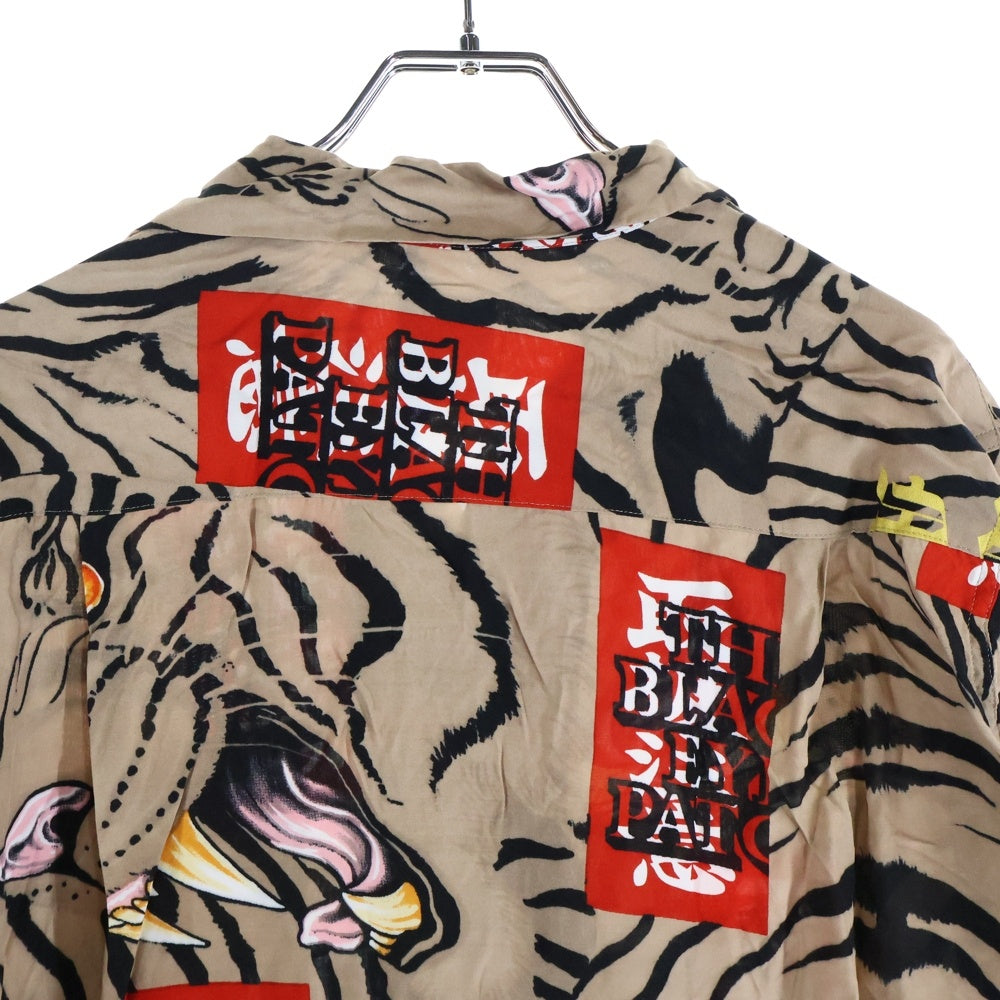 WACKO MARIA(ワコマリア) ×BLACK EYE PACTH HAWAIIAN SHIRTS ブラックアイパッチ ハワイアン 長袖レーヨンシャツ
