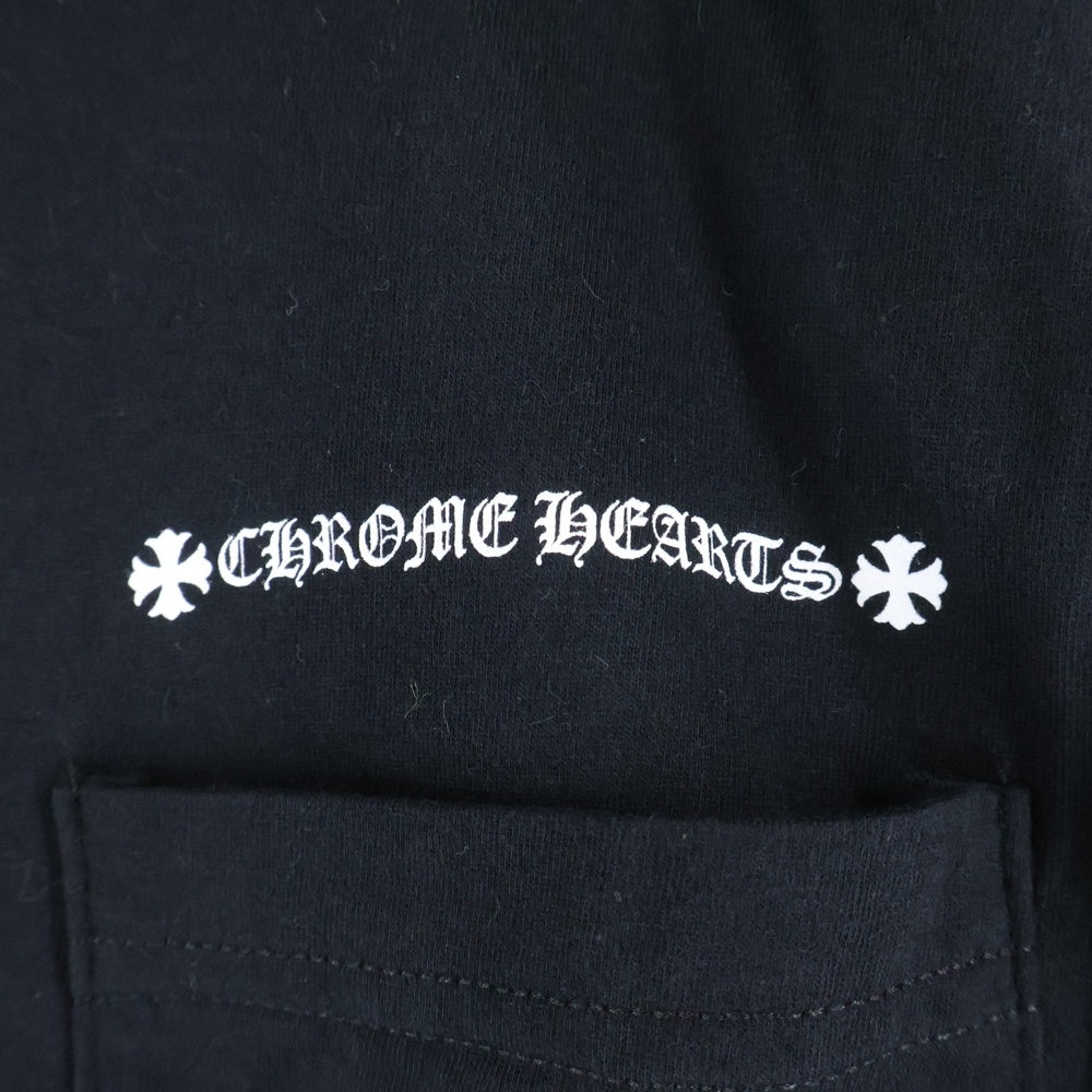 CHROME HEARTS(クロムハーツ) CHプラスプリント 半袖Tシャツ カットソー ブラック