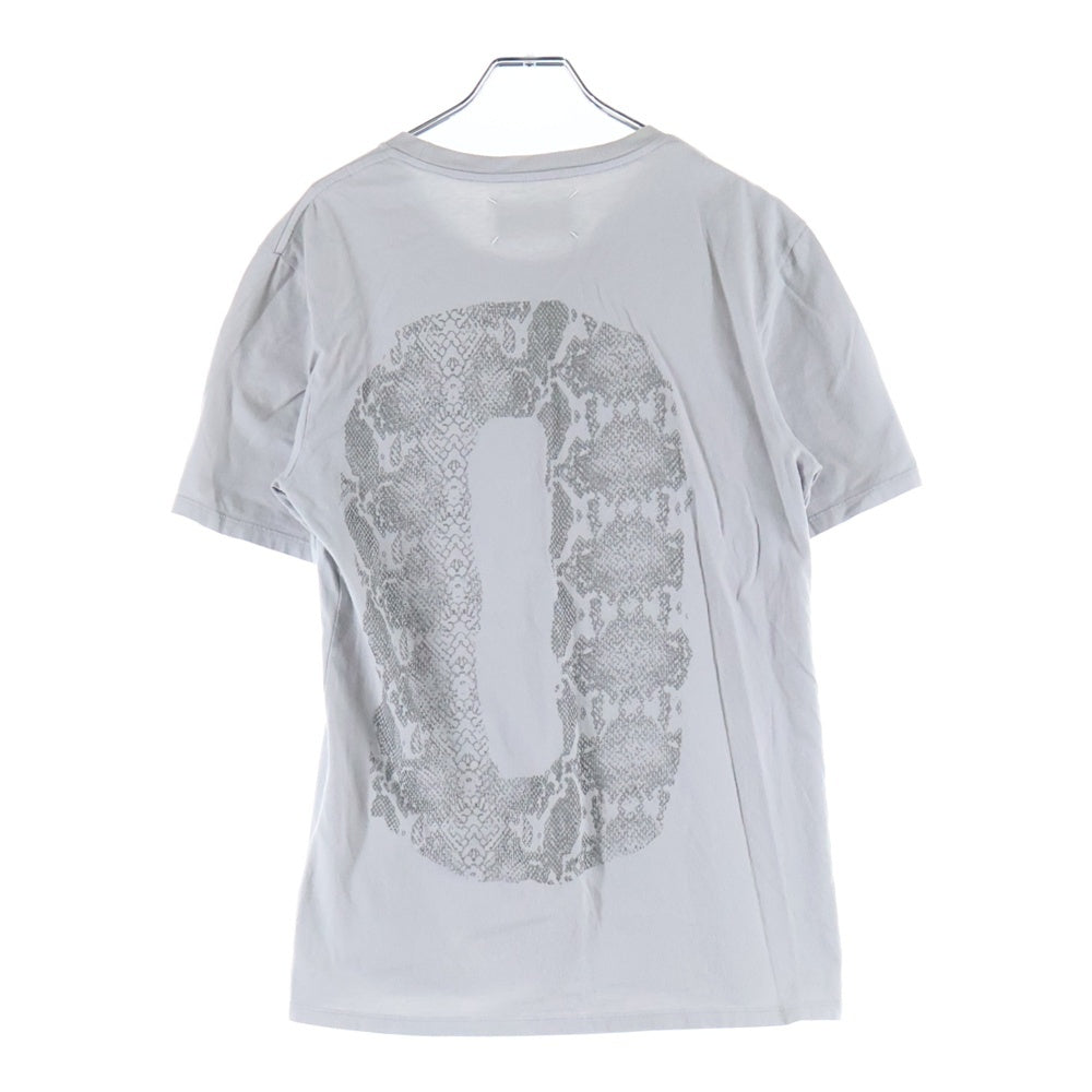 Maison Margiela(メゾンマルジェラ) BLURRY NUMBER RAISED PRINT TEE ブラリー ナンバー レイズド プリント Tシャツ カットソー グレー