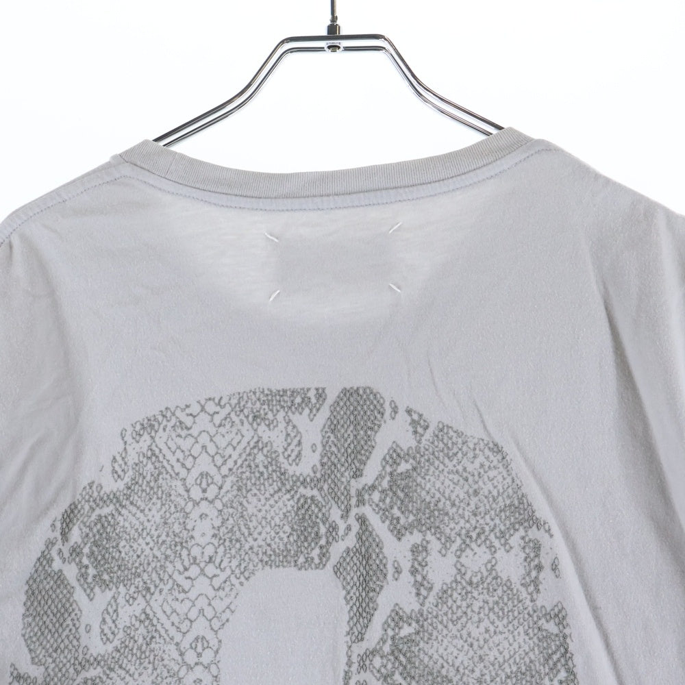 Maison Margiela(メゾンマルジェラ) BLURRY NUMBER RAISED PRINT TEE ブラリー ナンバー レイズド プリント Tシャツ カットソー グレー