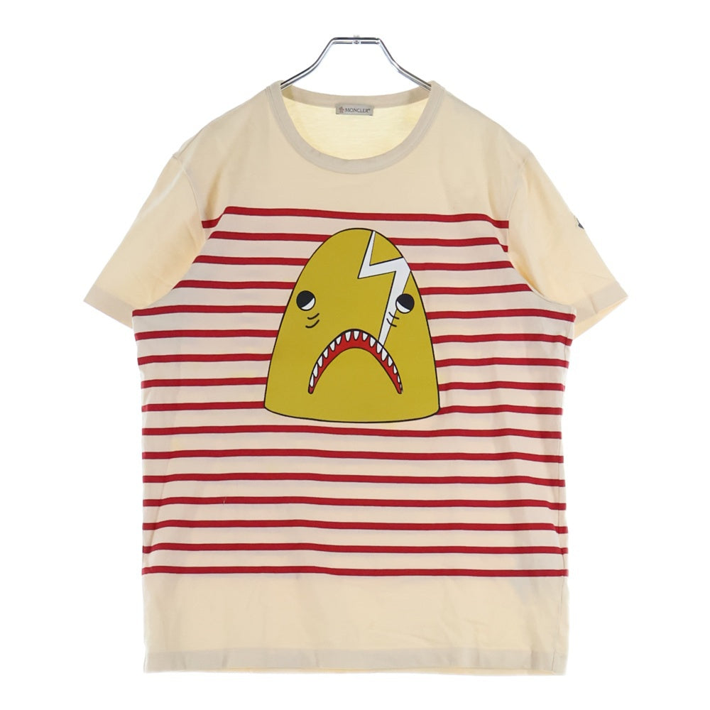 MONCLER(モンクレール) MAGLIA T-SHIRT ボーダーTシャツ カットソー アイボリー C10918020450