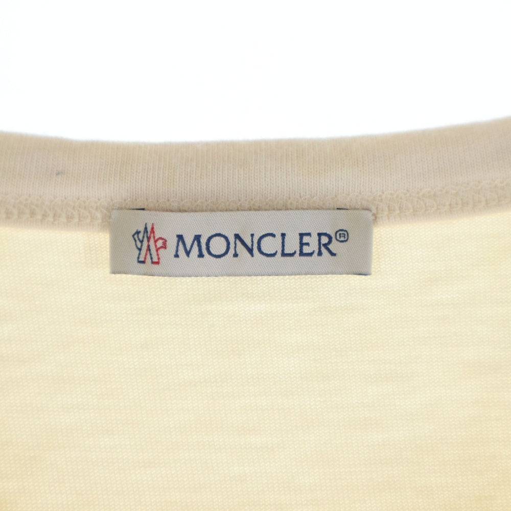 MONCLER(モンクレール) MAGLIA T-SHIRT ボーダーTシャツ カットソー アイボリー C10918020450