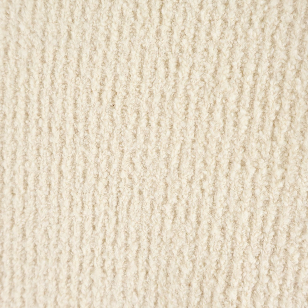 CHROME HEARTS(クロムハーツ) OVERCAST CREW ハラコクロスパッチ クルーネックカシミアニット アイボリー