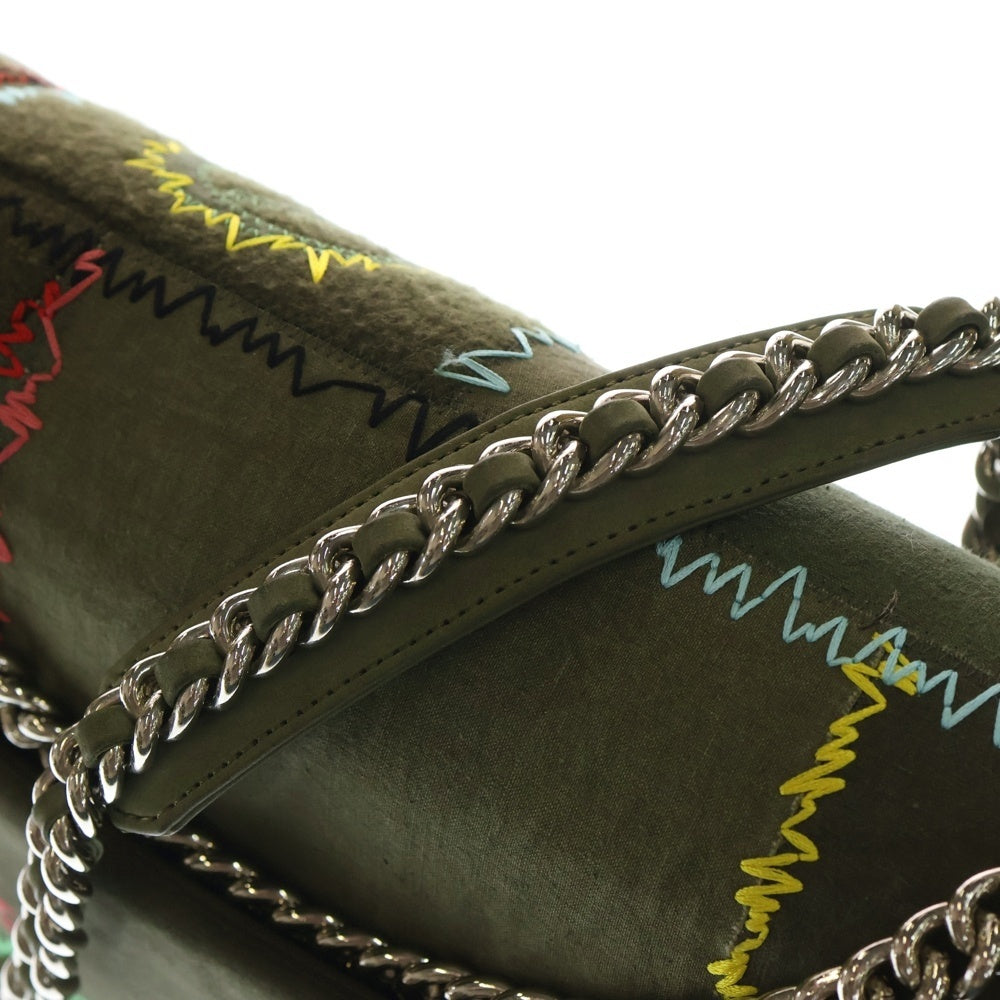 READY MADE(レディメイド) PTWRK BIG CHAINBAG パッチワーク ビッグ チェーンショルダーバッグ カーキ レディース