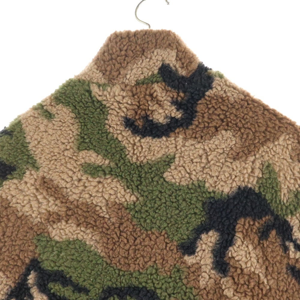 CELINE(セリーヌ) CAMO FLEECE VEST カモ フリース ベスト ブラウン/グリーン 2Y306893L
