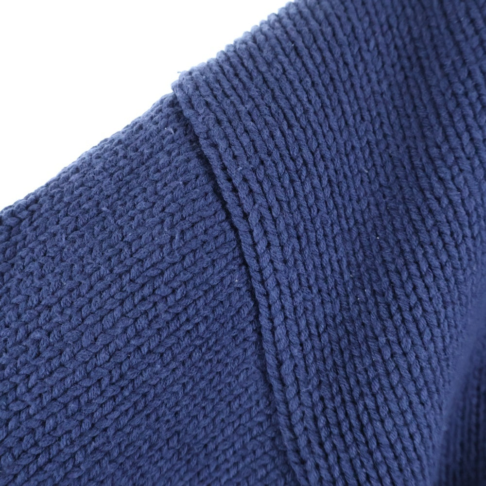 SUPREME(シュプリーム) 25SS Tonal Applique Sweater トーナルアップリケ クルーネックニットセーター ネイビー