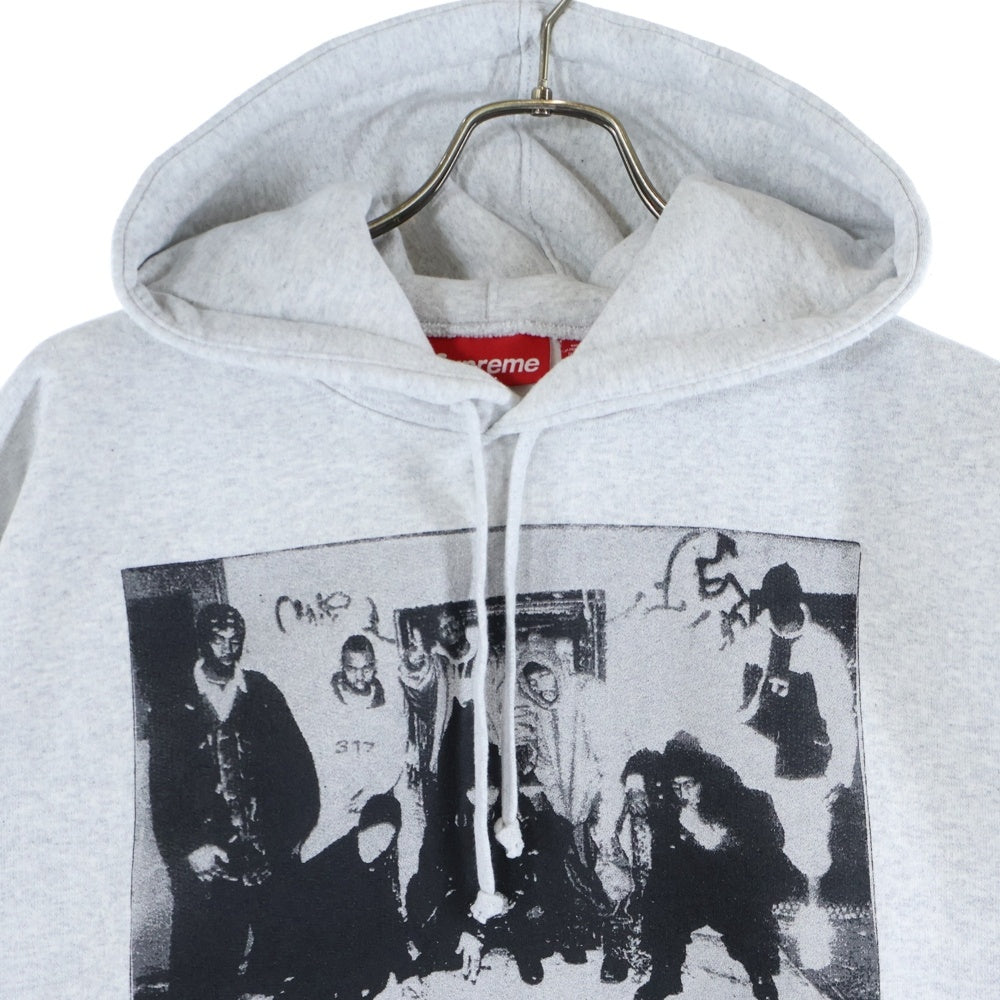 SUPREME(シュプリーム) 25AW Wu-Tang Clan Hooded Sweatshirt ウータンクラン プルオーバースウェットパーカー フーディー グレー