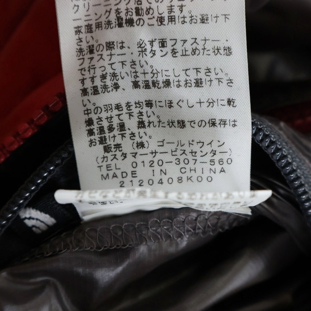 THE NORTH FACE(ザノースフェイス) SIERRA SHORT DAWN HOODIE シエラ ショート ダウン フーディ ジャケット レッド ND91241