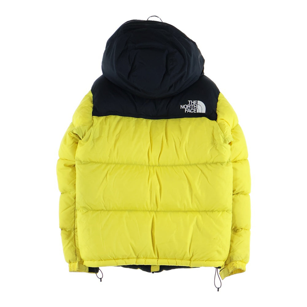 THE NORTH FACE(ザノースフェイス) Nuptse Hoodie ヌプシ フーディ ダウンジャケット ブラック/イエロー