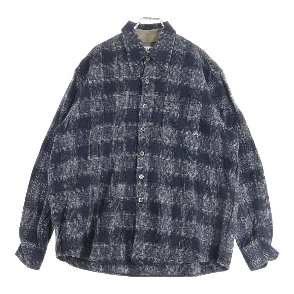 OUR LEGACY(アワーレガシー) ABOVE SHIRT チェックシャツ 長袖シャツ ブラック M4252AO