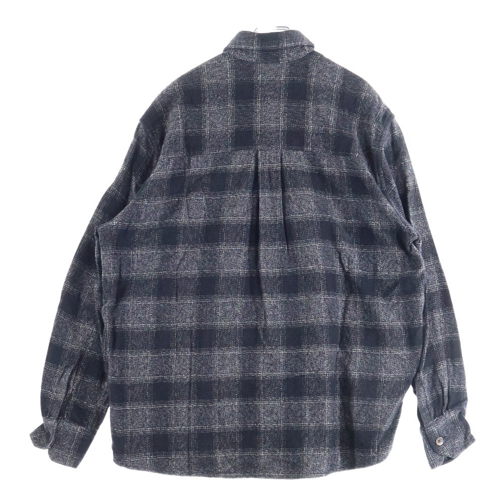 OUR LEGACY(アワーレガシー) ABOVE SHIRT チェックシャツ 長袖シャツ ブラック M4252AO