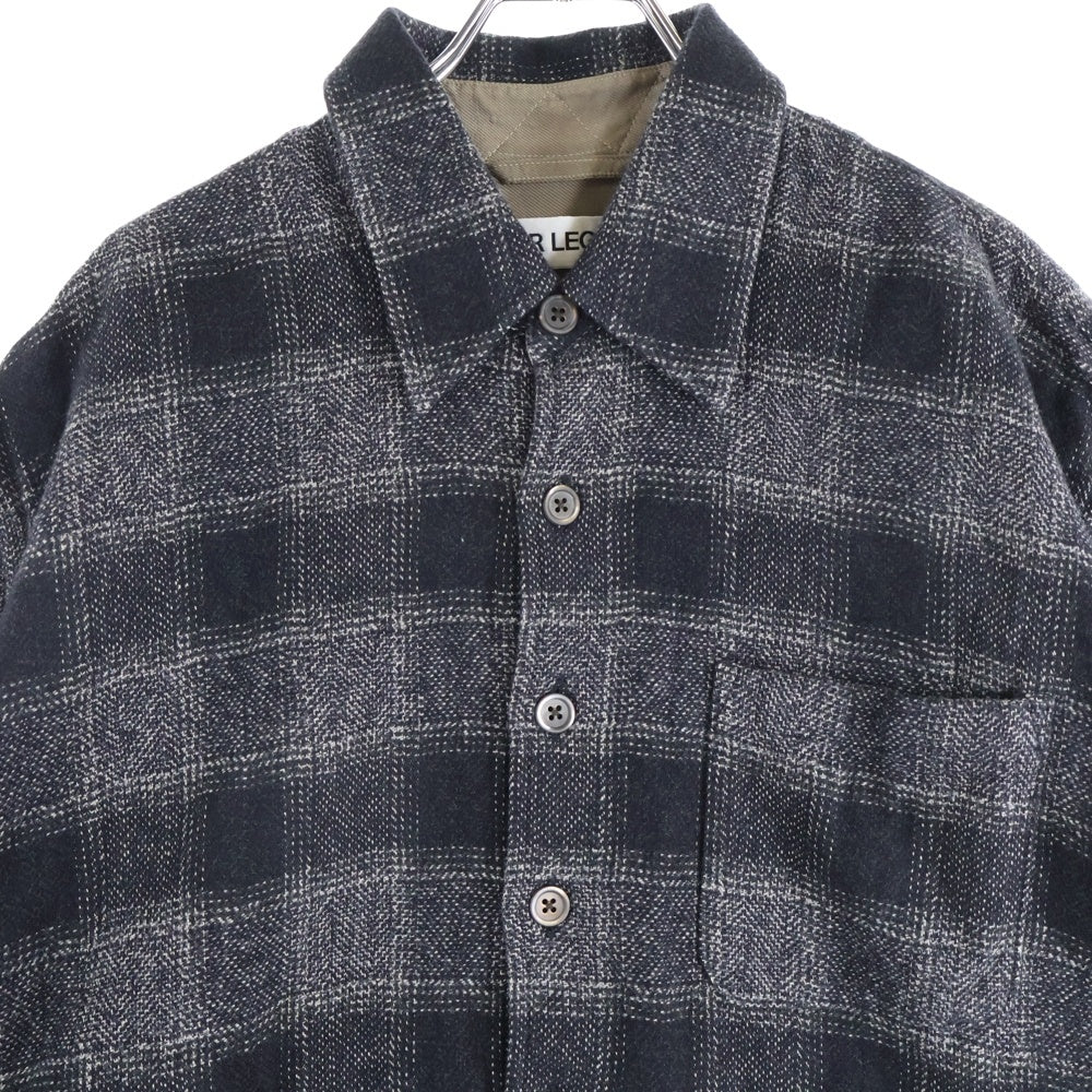 OUR LEGACY(アワーレガシー) ABOVE SHIRT チェックシャツ 長袖シャツ ブラック M4252AO