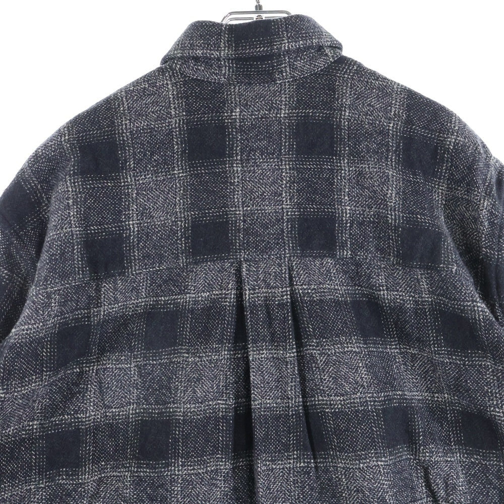 OUR LEGACY(アワーレガシー) ABOVE SHIRT チェックシャツ 長袖シャツ ブラック M4252AO