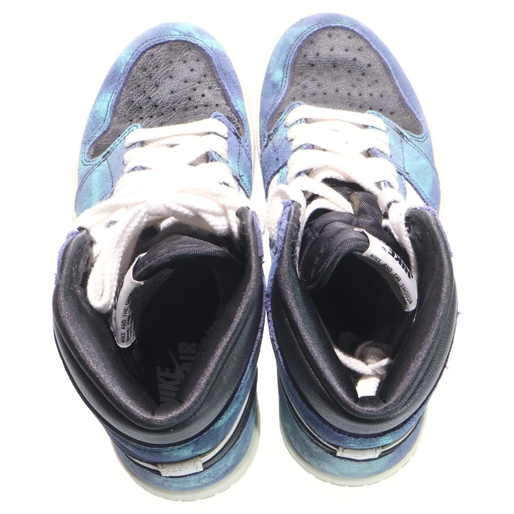 NIKE(ナイキ) WMNS AIR JORDAN 1 HIGH OG Tie-Dye CD0461-100 ウィメンズ エアジョーダン1 タイダイブルー ハイカットスニーカー US7/24.0cm レディース