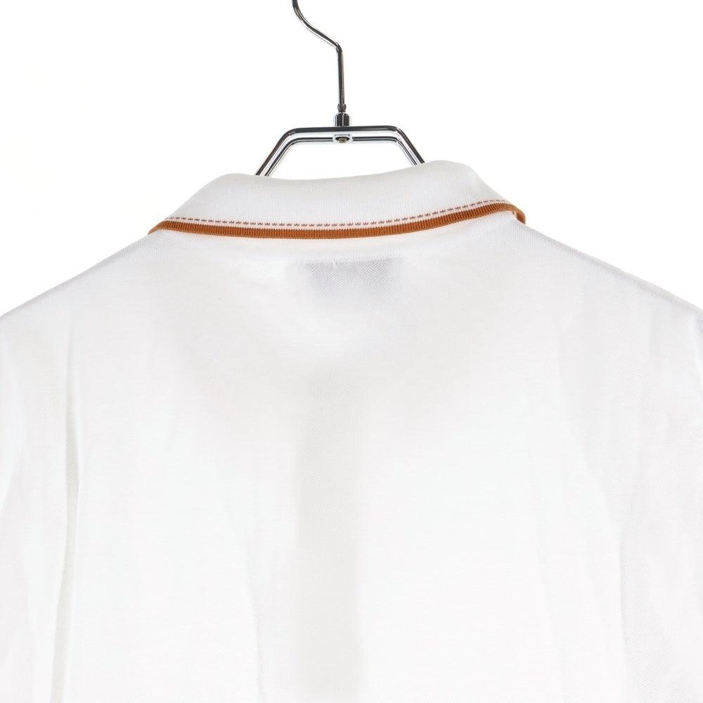 HERMES(エルメス) Piqures Sellier Polo Shirt ピクレス セリエ ポロシャツ ホワイト