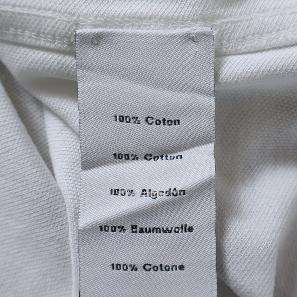 HERMES(エルメス) Piqures Sellier Polo Shirt ピクレス セリエ ポロシャツ ホワイト