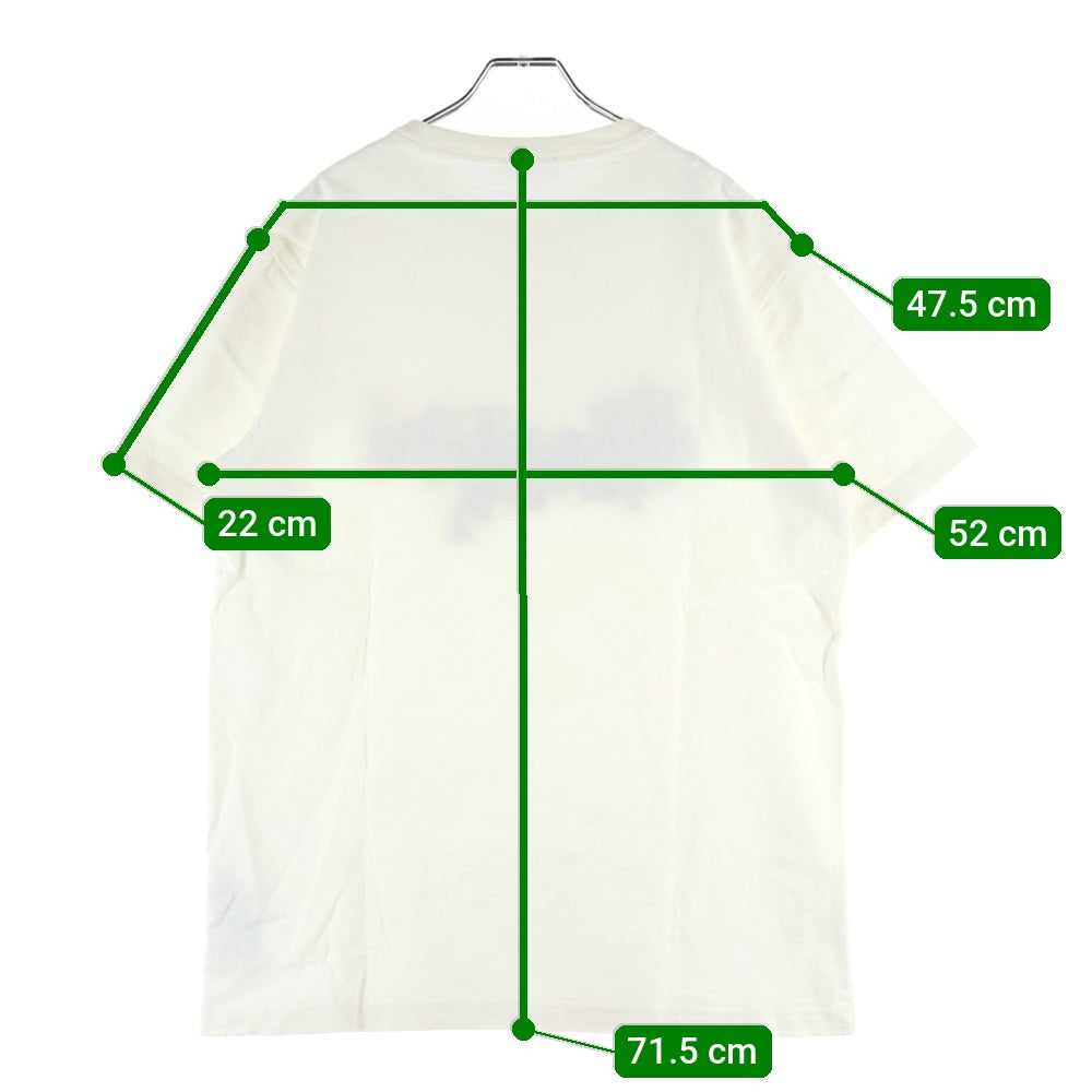 DIOR(ディオール) 23AW ×DENIM TEARS TEE ×デニムティアーズ フロントロゴ刺繍 半袖Tシャツ ホワイト 393J696I0849