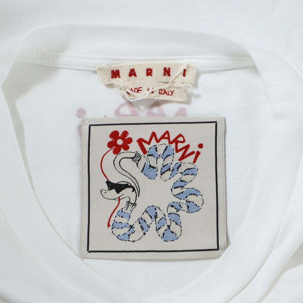 MARNI(マルニ) グラフィックロゴ 半袖Tシャツ カットソー ホワイト