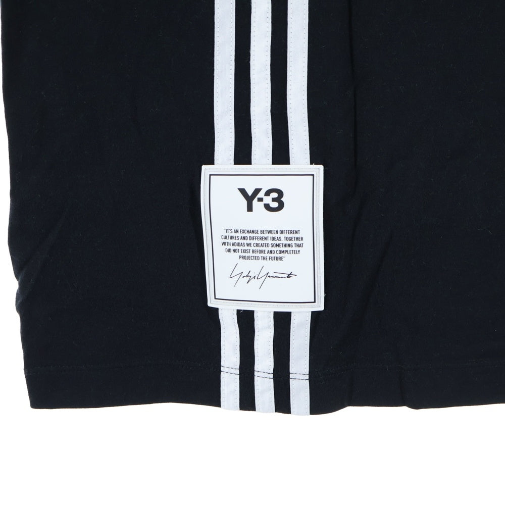 Y-3(ワイスリー) M 3 STP SS TEE サイドロゴパッチ 半袖Tシャツ ブラック H16334