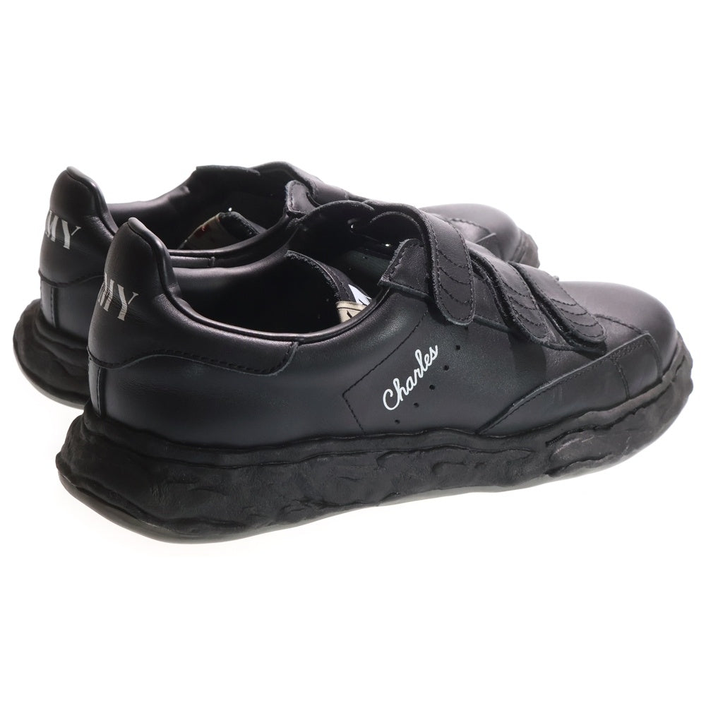 MAISON MIHARAYASUHIRO(メゾンミハラヤスヒロ) CHARLES Original Sole Leather Sneaker チャールズ ベルクロ レザーローカットスニーカー ブラック A12FW702
