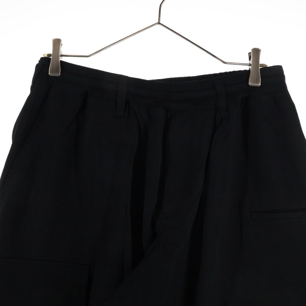 REGULATION Yohji Yamamoto MEN(レギュレーションヨウジヤマモトメン) Draw String Wide Pants ドローストリングワイドパンツ ブラック HC-P02-140