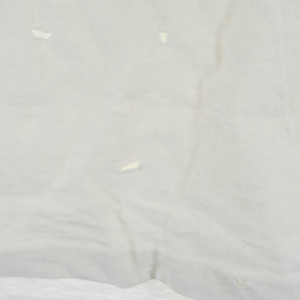 DIOR(ディオール) 23AW ダメージ加工リラックスフィット 半袖Tシャツ ホワイト 343J636A0849