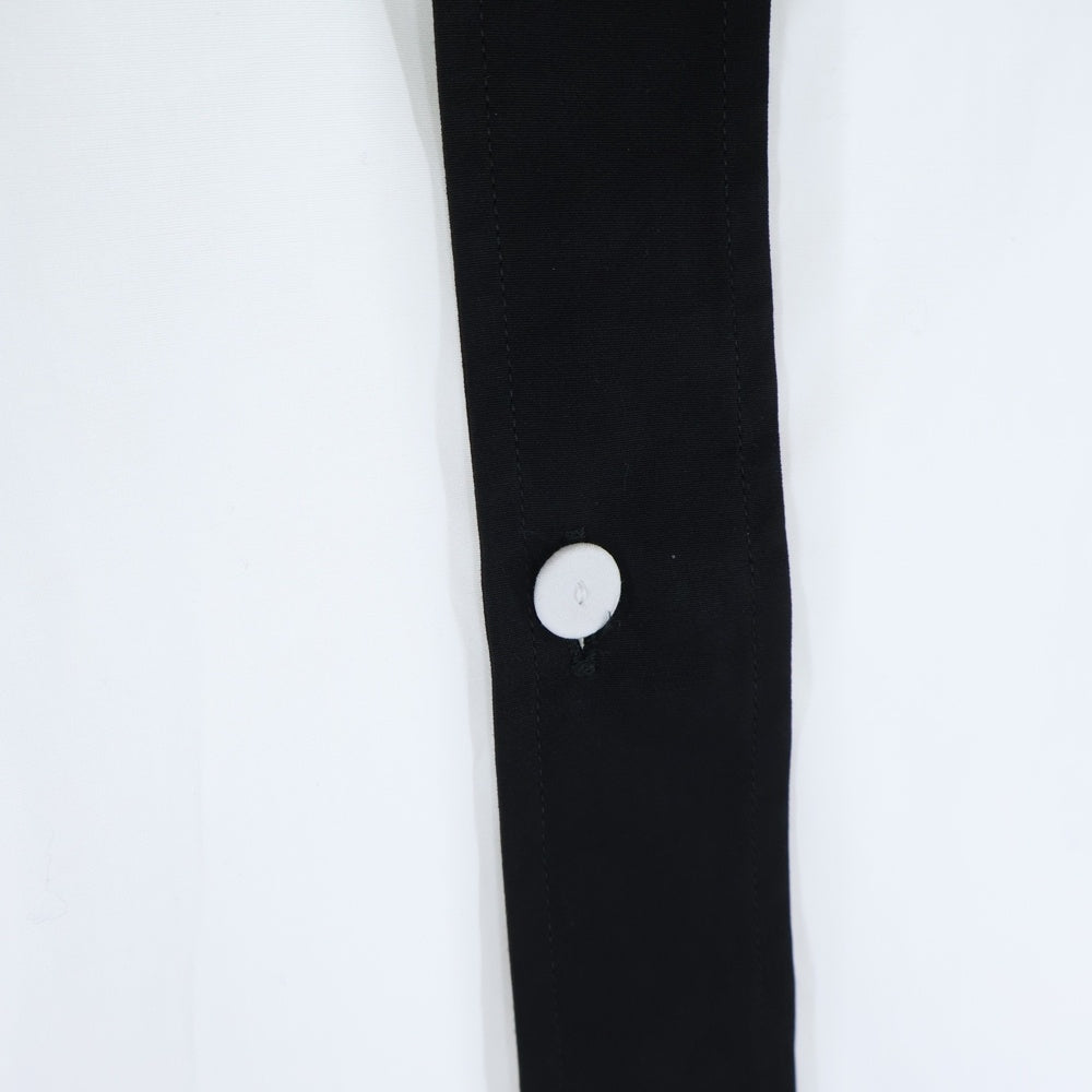 PRADA(プラダ) コットントライアングルロゴ 長袖シャツ ホワイト ACU1 2023 2072