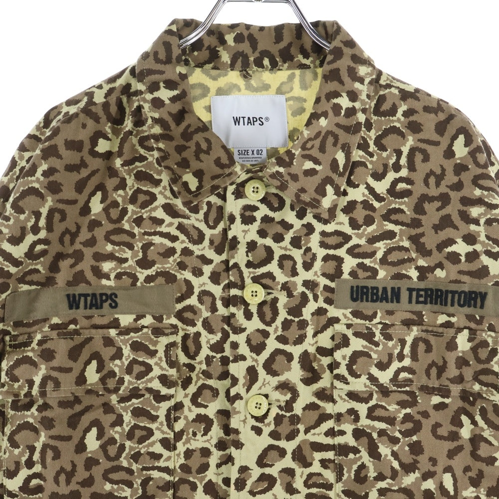 WTAPS(ダブルタップス) 21SS JUNGLE 01/LS/COTTON.TWILL ジャングルコットンツイル カモフラージュ 長袖シャツ カーキ 211WVDT-SHM02