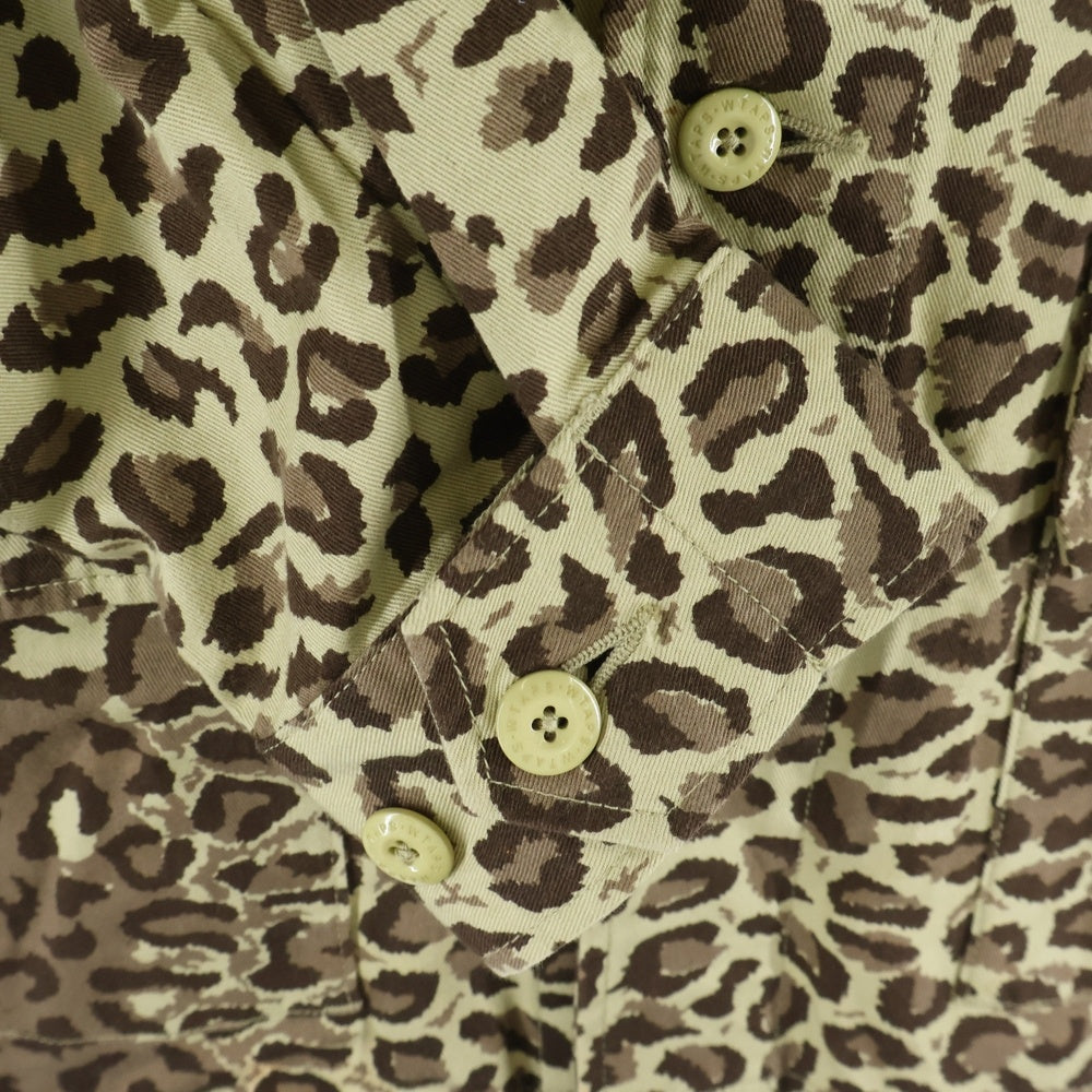 WTAPS(ダブルタップス) 21SS JUNGLE 01/LS/COTTON.TWILL ジャングルコットンツイル カモフラージュ 長袖シャツ カーキ 211WVDT-SHM02