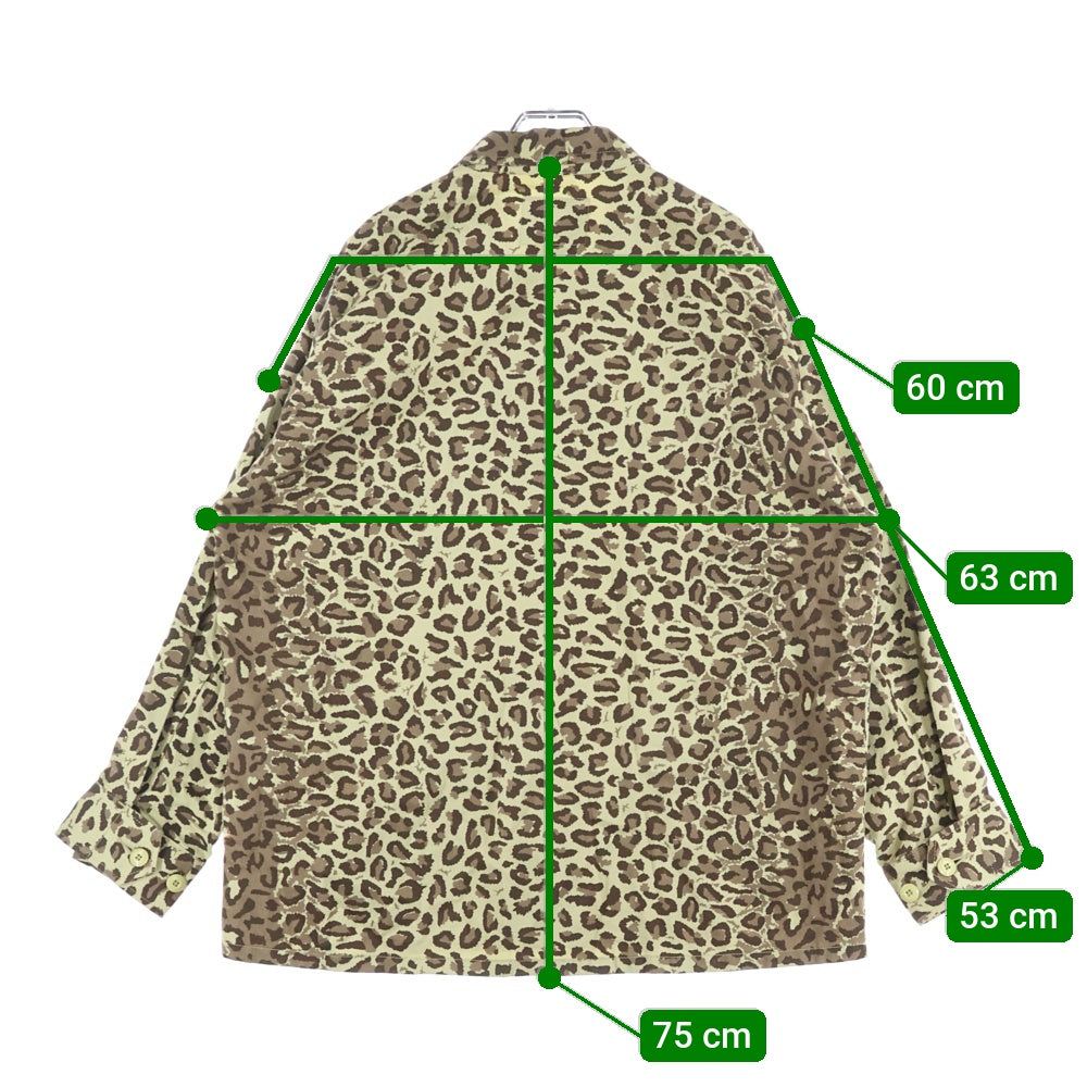 WTAPS(ダブルタップス) 21SS JUNGLE 01/LS/COTTON.TWILL ジャングルコットンツイル カモフラージュ 長袖シャツ カーキ 211WVDT-SHM02