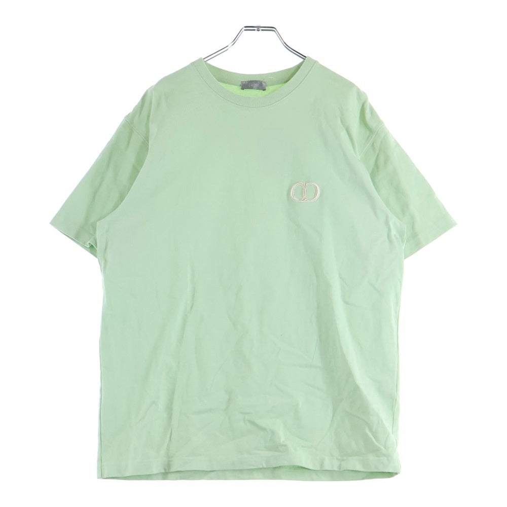 DIOR(ディオール) CD Icon S/S Tee CDロゴ刺繍 半袖Tシャツ グリーン 943J605A0554