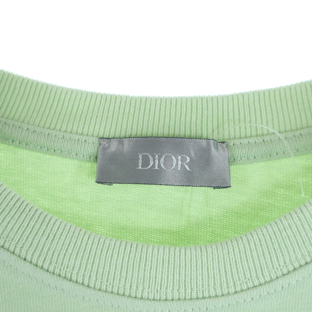 DIOR(ディオール) CD Icon S/S Tee CDロゴ刺繍 半袖Tシャツ グリーン 943J605A0554
