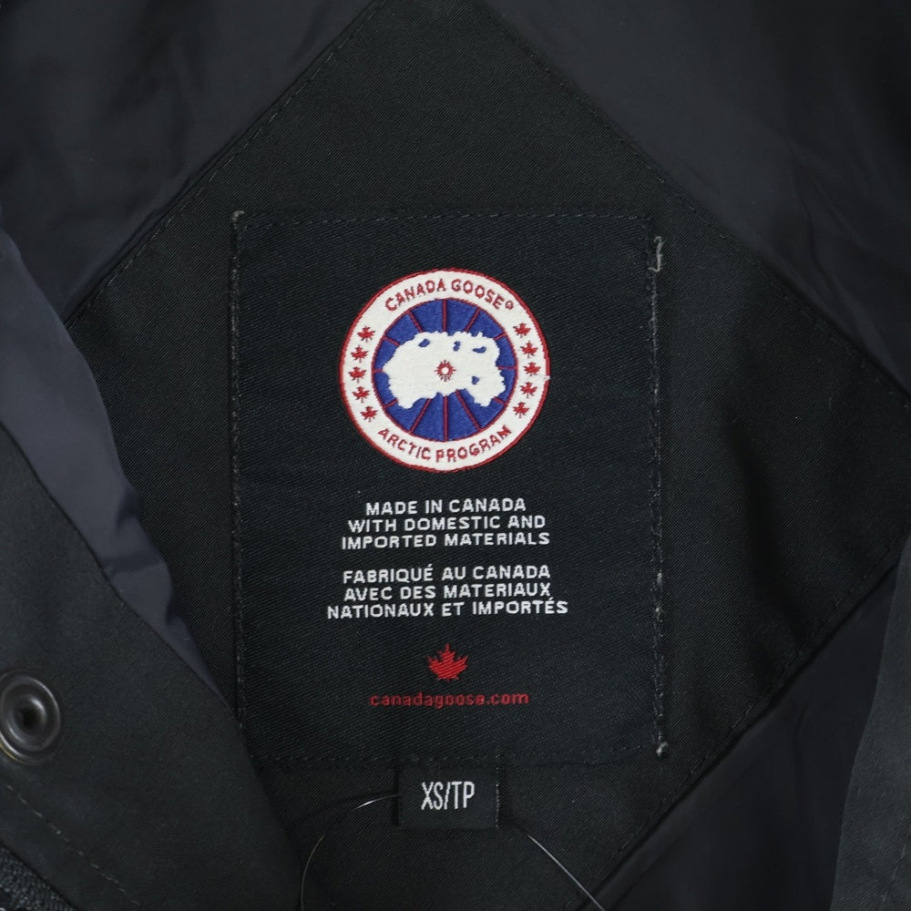 CANADA GOOSE(カナダグース) GARSON VEST ギャルソン ワッペンロゴ ジップアップ ダウンベスト ブラック 4151M