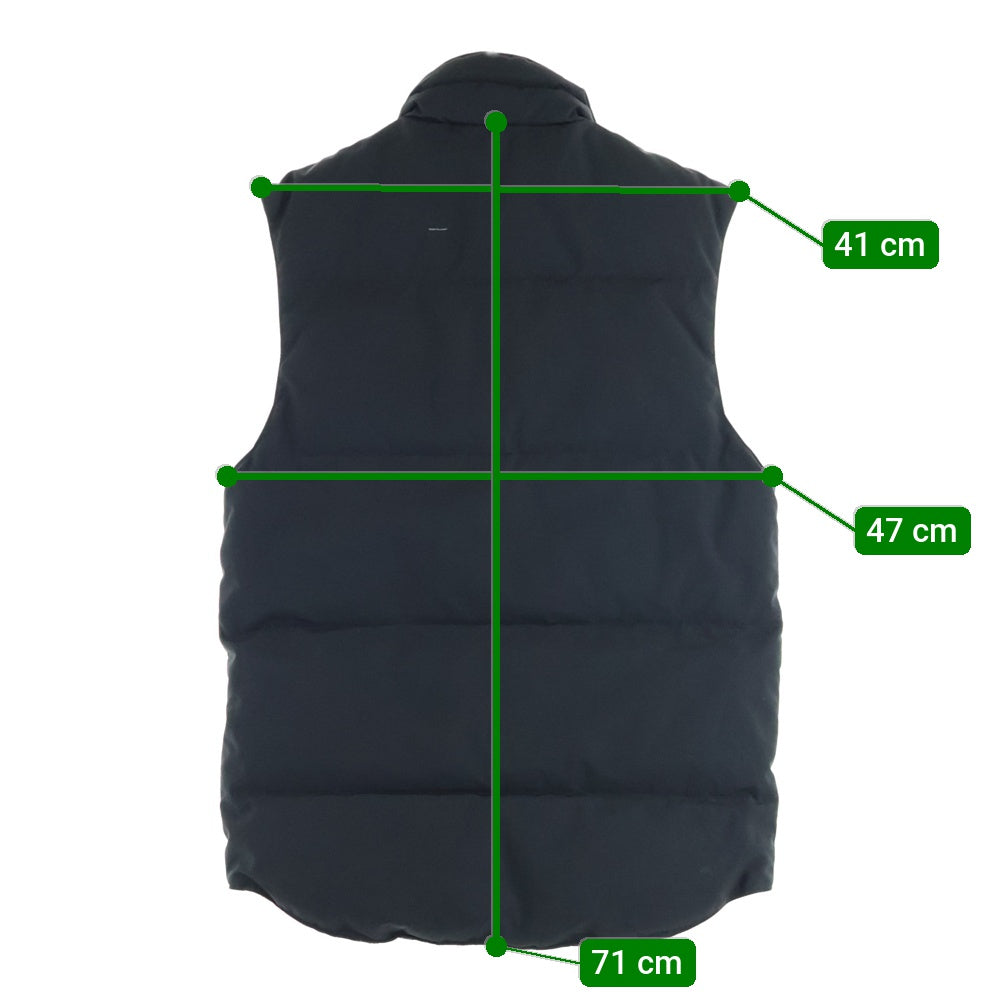 CANADA GOOSE(カナダグース) GARSON VEST ギャルソン ワッペンロゴ ジップアップ ダウンベスト ブラック 4151M